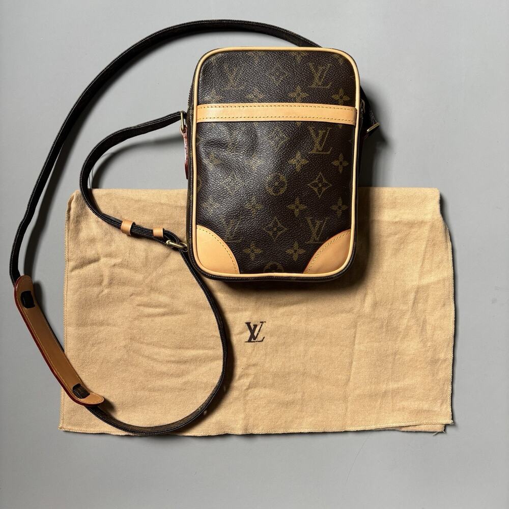 Louis Vuitton Danube Monogram Canvas Crossbody Bag Vintage